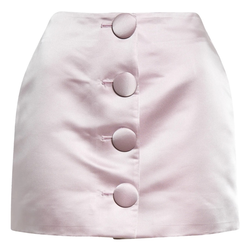 Aliette satin miniskirt